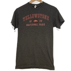 Vintage Delta Pro Weight Yellowstone National Park Small T-Shirt Unisex Gray